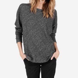 Everlane Marled Gray Pullover